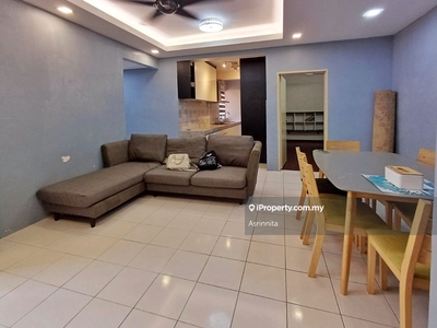 Lvl 1 Partly furnished Sri Baiduri Apartment Ampang Ulu Klang For Rent