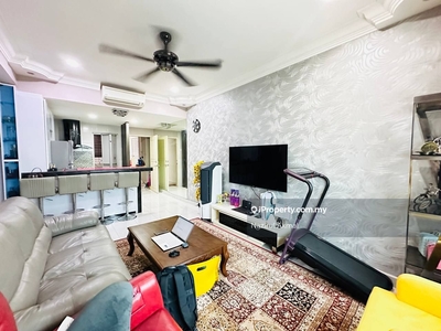 Renovated Cantik Kemuning Aman Apartment @ Shah Alam For Sale!