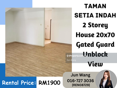 Setia Indah, 2 Storey House 20x70, Unblock View, Gated Guarded, 4 Bed