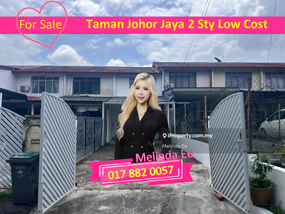 Taman Johor Jaya Nice 2 Storey Low Cost House 2bed