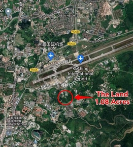 1.08 Acres Land at Near Airport, 7th Mile Sungai Tapang Kuching