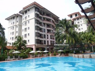Costa Mahkota (Mahkota Hotel) Condo 1 room 1 kitchen 1 balcony 1 bath