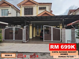 Double Storey Semi-D Cinta Sayang Resort Home Sungai Petani Kedah