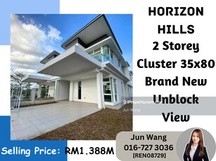 Horizon Hills, 2 Storey Cluster 35x80, Unblock View, Brand New Unit