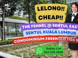 Lelong Super Cheap Condominium @ The Fennel Sentul East Kuala Lumpur