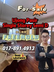 Ujong Pasir Freehold Single Storey Semi D For Sale