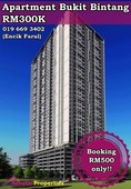 Booking RM500 Loan 100% - Apartment Baru Bukit Bintang