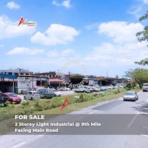 2 Storey Light Industry Kuching Serian 9th Mile main road
