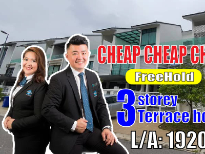 3 Storey Terrace house For Sale @ Aster Grove , Denai Alam, Shah Alam, Selangor