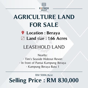 Agriculture Land at Beraya [Near Tim's Seaside Hideout Resort]