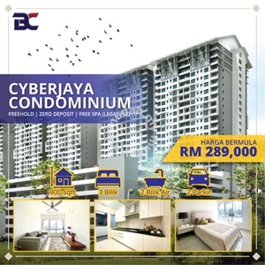 Berminat Dgn Apartment Mampu Milik & Baru Siap Di Cyberjaya...?