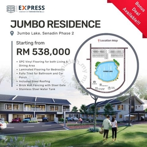 Brand New Affordable Double Terrace at Jumbo Residence,Senadin (Offer)