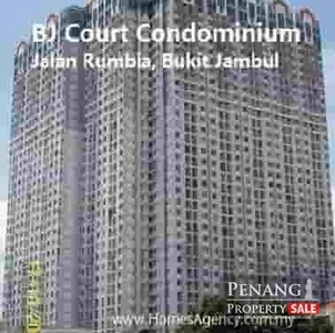 Ref:69, BJ Court Partly Furnished Condo at Bukit Jambul near Factory, Air-port