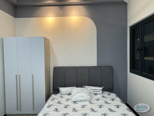 SUBANG BESTARI, NEW CONDO Medium Room Fully Furnish NEW 10” Mattress Aircond Wardrobe Table Chair