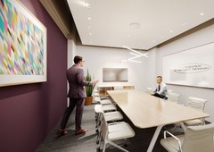 Beautifully designed open plan office space for 10 persons in Spaces Exchange 106