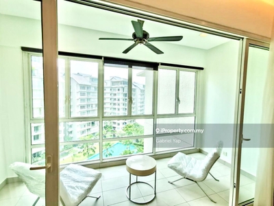 Exquisitely Furnished Unit in Excellent Condition with Great Pool View