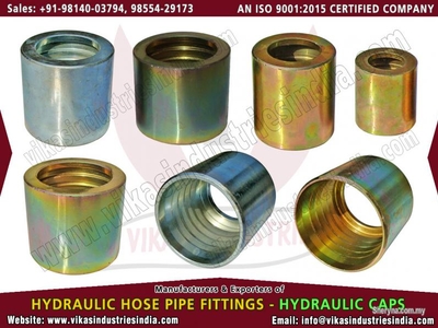 Hydraulic hose pipe end fittings manufacturers suppliers in india