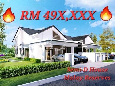 Brand New Single Storey Semi-D House For SALE, Location Jalan Merbuk