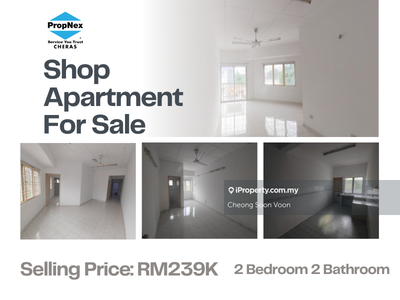 Cheap Renovated Freehold Corner Shop Apartment at Seri Taming