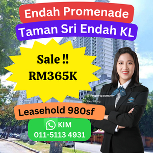 Cheap Rm85k Endah Promenade Apartment Taman Sri Endah KL
