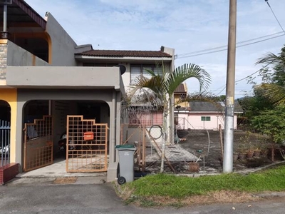 Corner Double story Terrace House For Sale