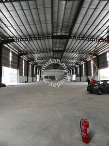 Detached Factory/Warehouse BU 43,600sf Kapar Klang for Rent