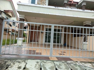 Gated guarded double storey semi d house at Ipoh botani bougainvillea