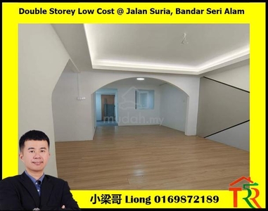 Jalan Suria 90 / Bandar Seri Alam / Double storey low cost house 258k