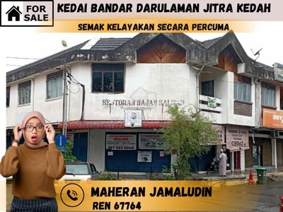 Kedai corner lot untuk di jual dengan penyewa sedia Ada! Jitra Kedah !