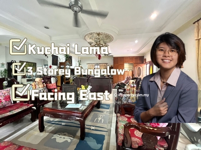 Kuchai Lama 3 Storey Bungalow House KL Landed Taman Lian Hoe East Sale