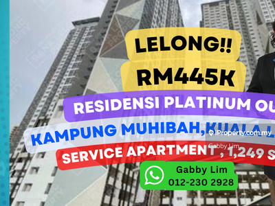 Lelong Super Cheap Residensi Platinum OUG Apartment 1249sqft KL