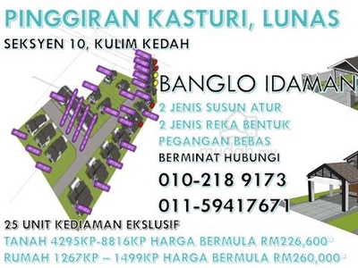 Lunas Kedah Taman Pinggiran Kasturi