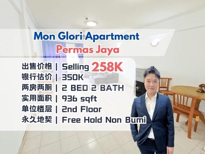 Mon Glori Apartment Permas Jaya For Sale