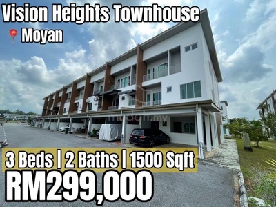 Moyan Vision Height Townhouse Corner Upper 3 Bedrooms 1500 Sqft