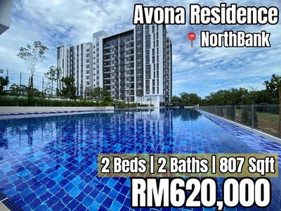 NorthBank Avona Residence Fully Furnished 2 Bedrooms 807 Sqft Level 11