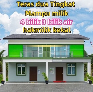 Rumah mampu beli teras 2tingkat