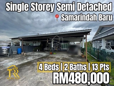 Samarindah Baru RENOVATED 13 Pts Single Storey Semi Detached