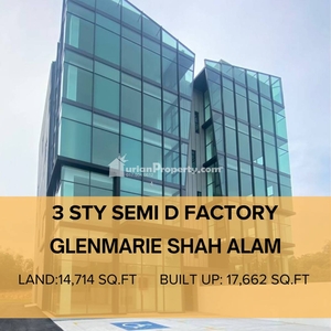 Semi-D Factory For Sale at Hicom Glenmarie