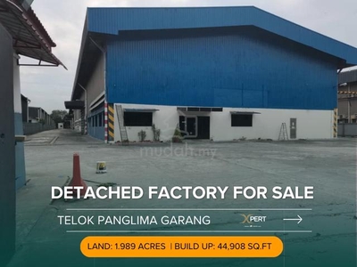 Telok Panglima Garang Freehold Factory, Shah Alam Kemuning Klang