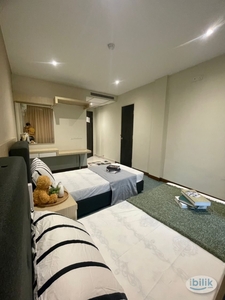Zero Depo ❗ Twin Room Rent near LRT Pudu Bukit Bintang, TRX Exchange