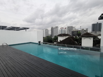 Penthouse with private pool and garden. Next to iskl