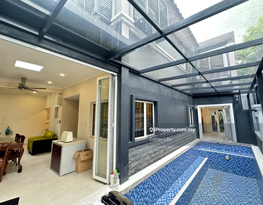 2 storey Semi-D Villa Damansara with swimming pool greenery surrounded