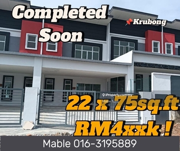 22 x 75 Completed Soon Double Storey House Krubong Jaya Melaka