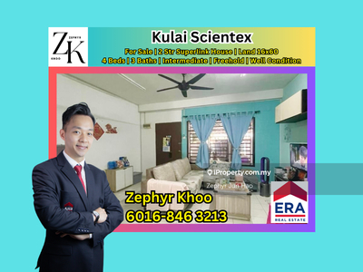 Kulai Scientex Double Storey Superlink House For Sale
