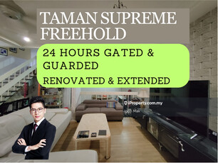 2 Storey Terrace House Taman Supreme Renovated and Extended For Sale