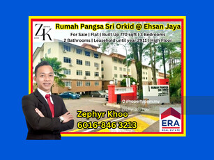 For Sale Rumah Pangsa Sri Orkid @ Ehsan Jaya Flat