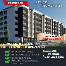 Putra Heights Bercham Freehold Apartment