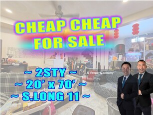 Super Cheap For Sale!! Double Storey House@ Sungai Long 11