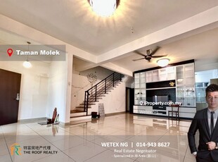 Taman Molek Double Storey Superlink House for Sale