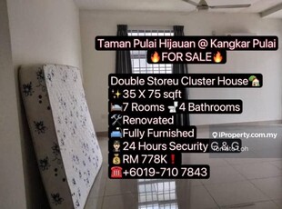 Taman Pulai Hijauan Double Storey Cluster House Renovated For Sale